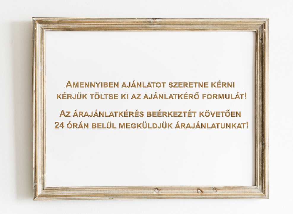 képkeretezés ajánlatkérő